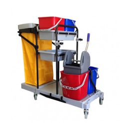 Xe đẩy làm vệ sinh công nghiệp AF08173 (3 tầng)