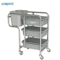 Xe đẩy dọn đồ ăn Clepro CS-3/5L