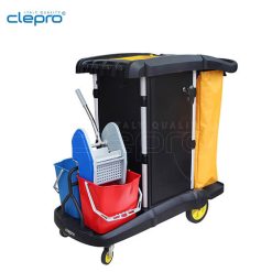 Xe đẩy dọn vệ sinh phòng Clepro CP-4/1B