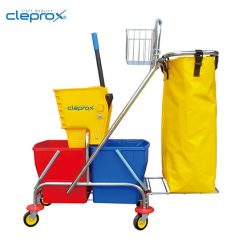 Xe vắt nước 2 ngăn kèm túi đựng rác CleproX CX-58B