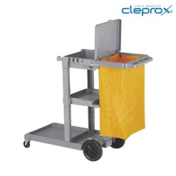Xe dọn vệ sinh chữ L 3 tầng CleproX CX-73
