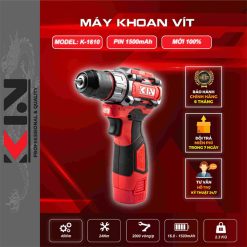 Máy khoan chuyên vít chạy pin Kin K-1610QZ (16.8V)
