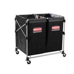 Xe thu gom đồ vải giặt là X Cart Rubbermaid 1881781 (2 ngăn)