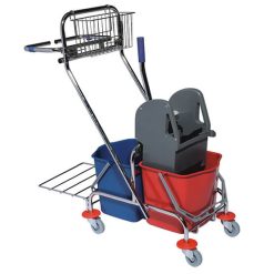 Xe ép nước lau sàn 2 xô khung inox ANKO 087 (34 lít x 2)