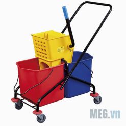 Xe ép nước lau sàn 2 xô khung thép ANKO 071