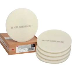 Pad chà sàn 17 inch màu trắng 3M 4100 (5 miếng/hộp)
