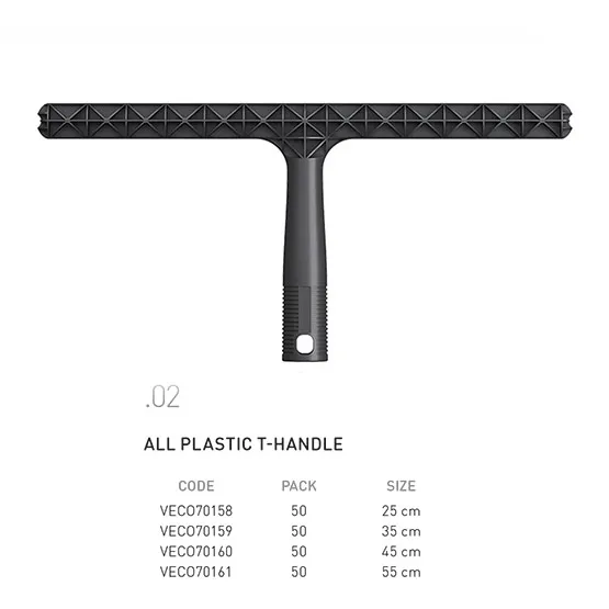 Thanh chữ T lau Kính 25cm Pulex VECO70158 – Italy (2)
