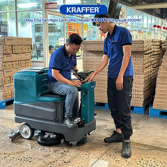 Máy chà sàn ngồi lái KRAFFER KF80T (5)