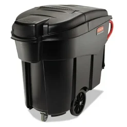 Xe thu gom đồ di động Rubbermaid FG9W7300BLA (454 lít - 120 Gallon)