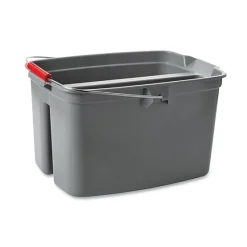 Khay đựng dụng cụ vệ sinh 2 ngăn Rubbermaid FG261700GRAY (16.1 lít)