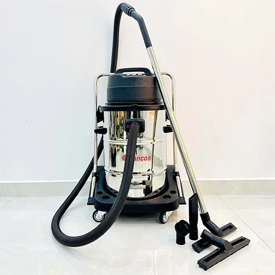 Máy hút bụi công nghiệp Sancos 3238W (3 Motor – 77L) (1)