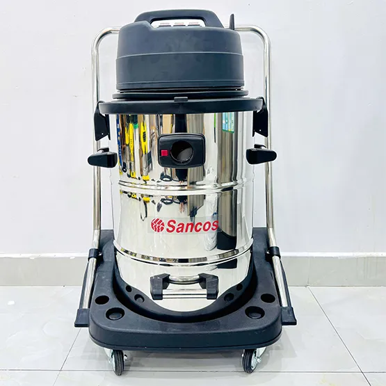 Máy hút bụi công nghiệp Sancos 3238W (3 Motor – 77L) (2)