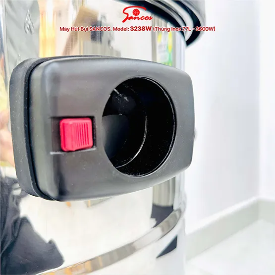 Máy hút bụi công nghiệp Sancos 3238W (3 Motor – 77L) (8)