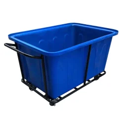 Xe chở đồ giặt là 400 lít (nhựa xanh – khung thép)