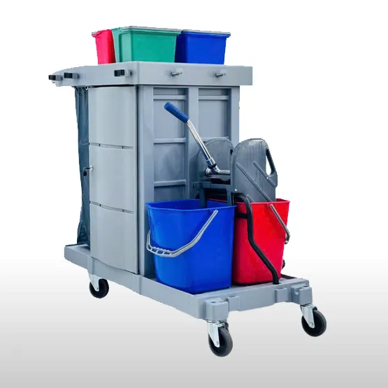 Xe đẩy dọn vệ sinh HiClean HC181 (2)