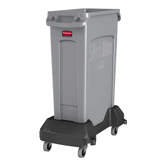 Thùng nhựa 61 lít Rubbermaid Slim Jim (1971258 + 1980602 + 267360) (1)