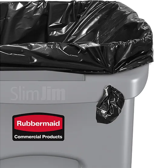 Thùng nhựa 61 lít Rubbermaid Slim Jim (1971258 + 1980602 + 267360) (3)