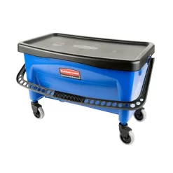 Thùng vắt nước cho cây lau Microfiber có nắp Rubbermaid FGQ93000BLUE
