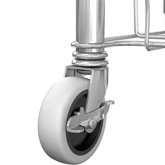 Xe đẩy thùng chứa Rubbermaid Slim Jim® – Thép không gỉ (9)