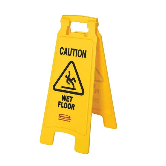 Biển báo CAUTION WET FLOOR Rubbermaid FG611277YEL (1)
