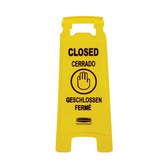 Biển báo chữ A CLOSED Rubbermaid FG611278YEL (2)