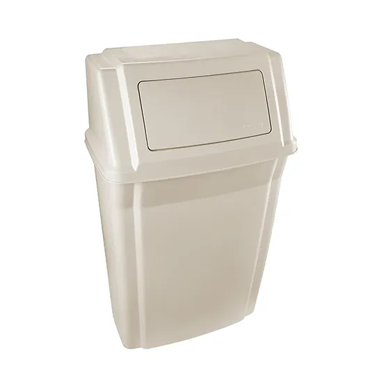 Thùng rác gắn tường Rubbermaid FG782200BEIG (57 lít - 15 GAL) (1)