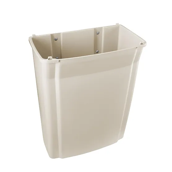 Thùng rác gắn tường Rubbermaid FG782200BEIG (57 lít - 15 GAL) (2)