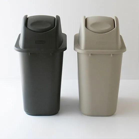 Thùng rác nắp lật 26.5 lít Rubbermaid FG295600 (3)