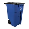 Thùng rác nhựa đạp chân 189 lít Rubbermaid FG9W2773BLUE