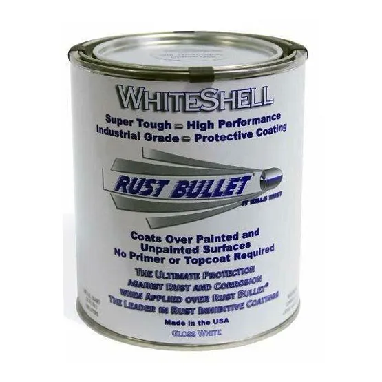 Sơn chống ăn mòn và chống tia UV Rust Bullet WhiteShell (1)