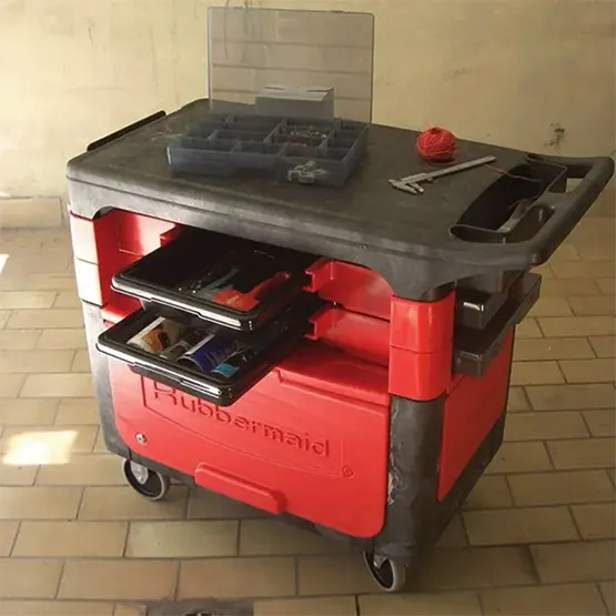 Xe đẩy kĩ thuật Rubbermaid® FG618088BLA (4)