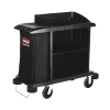 Xe làm vệ sinh buồng phòng tay đẩy 1 bên Rubbermaid FG619000BLA