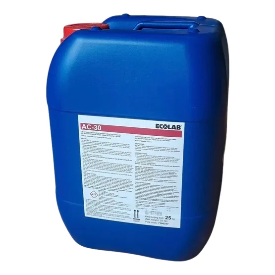 Hóa chất tẩy rửa cáu cặn đường ống Ecolab AC30 can 25Kg (1)