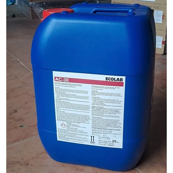 Hóa chất tẩy rửa cáu cặn đường ống Ecolab AC30 can 25Kg (2)